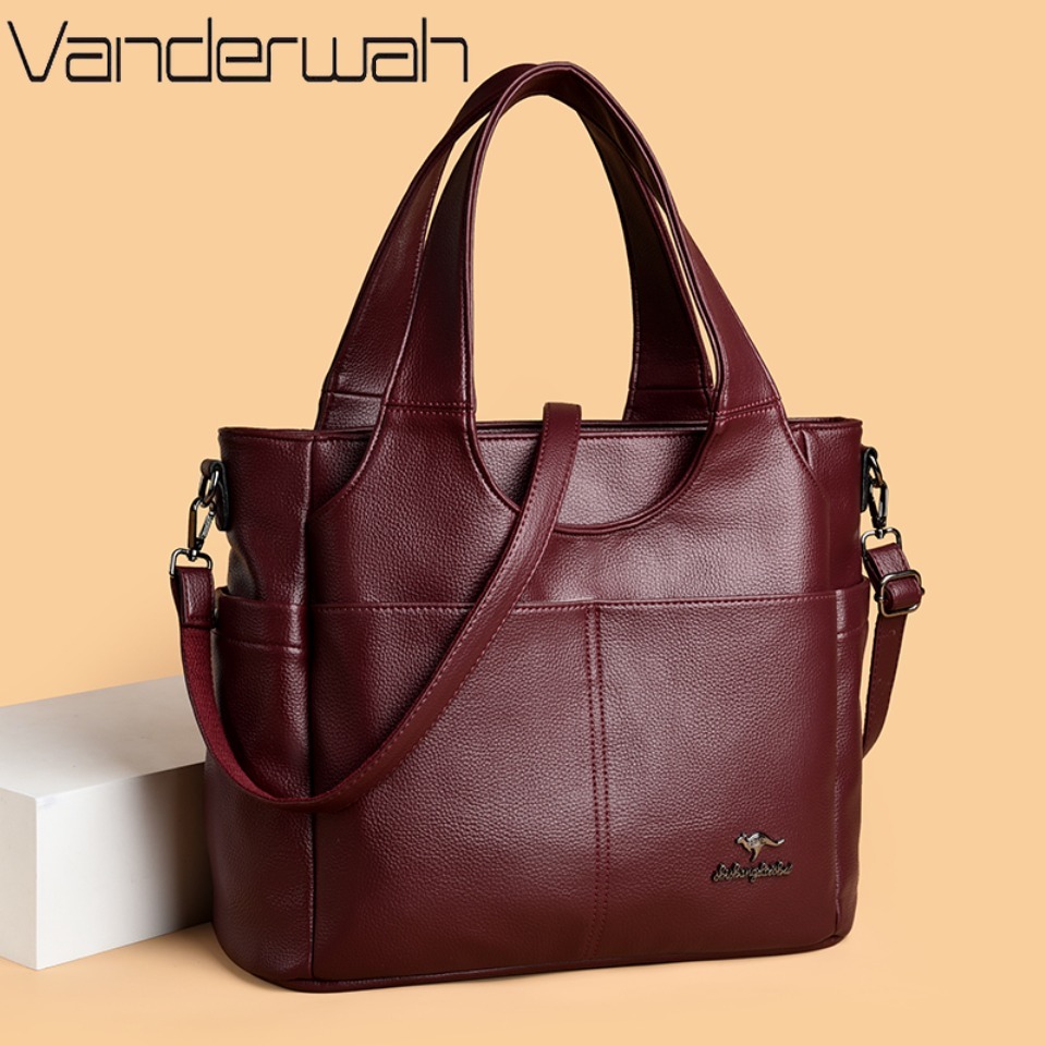 Women Bags Polene - Bolso Tote de Cuero Suave con