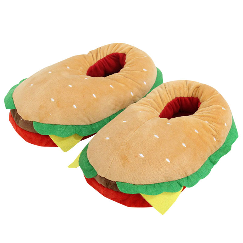 Women Bags New - Nuevas zapatillas de felpa de hamburguesa
