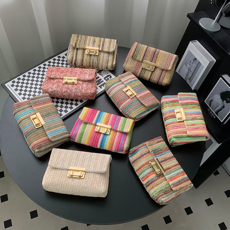 Women Bags Polene - Bolso de Hombro Cruzado de Paja