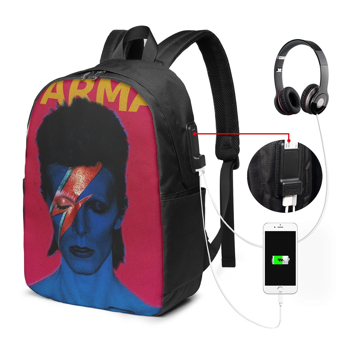 Women Bags Laptop - Mochila Davids Bowied, bolsa de viaje