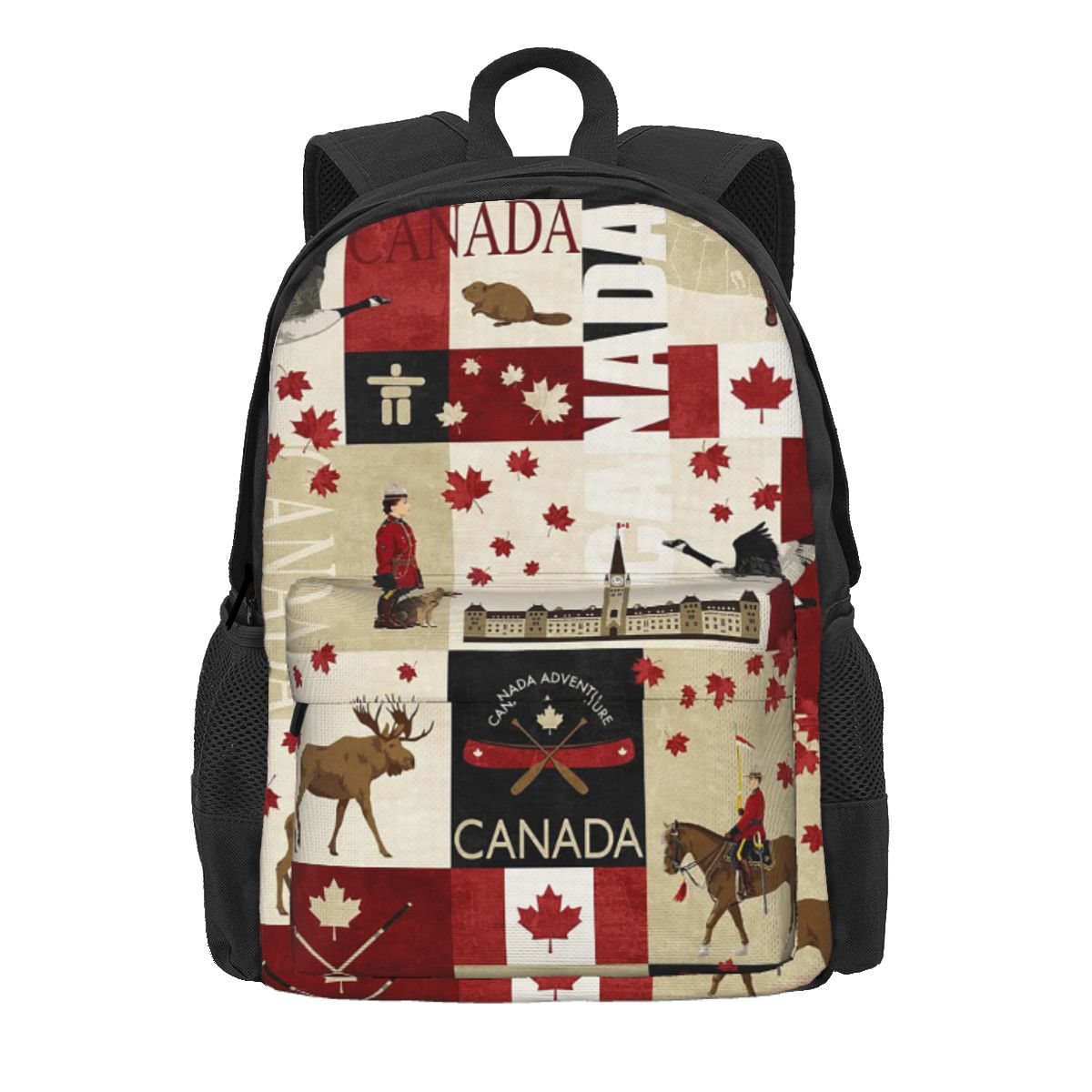 Women Bags In Canada - Mochila con bandera de Canadá, mochila