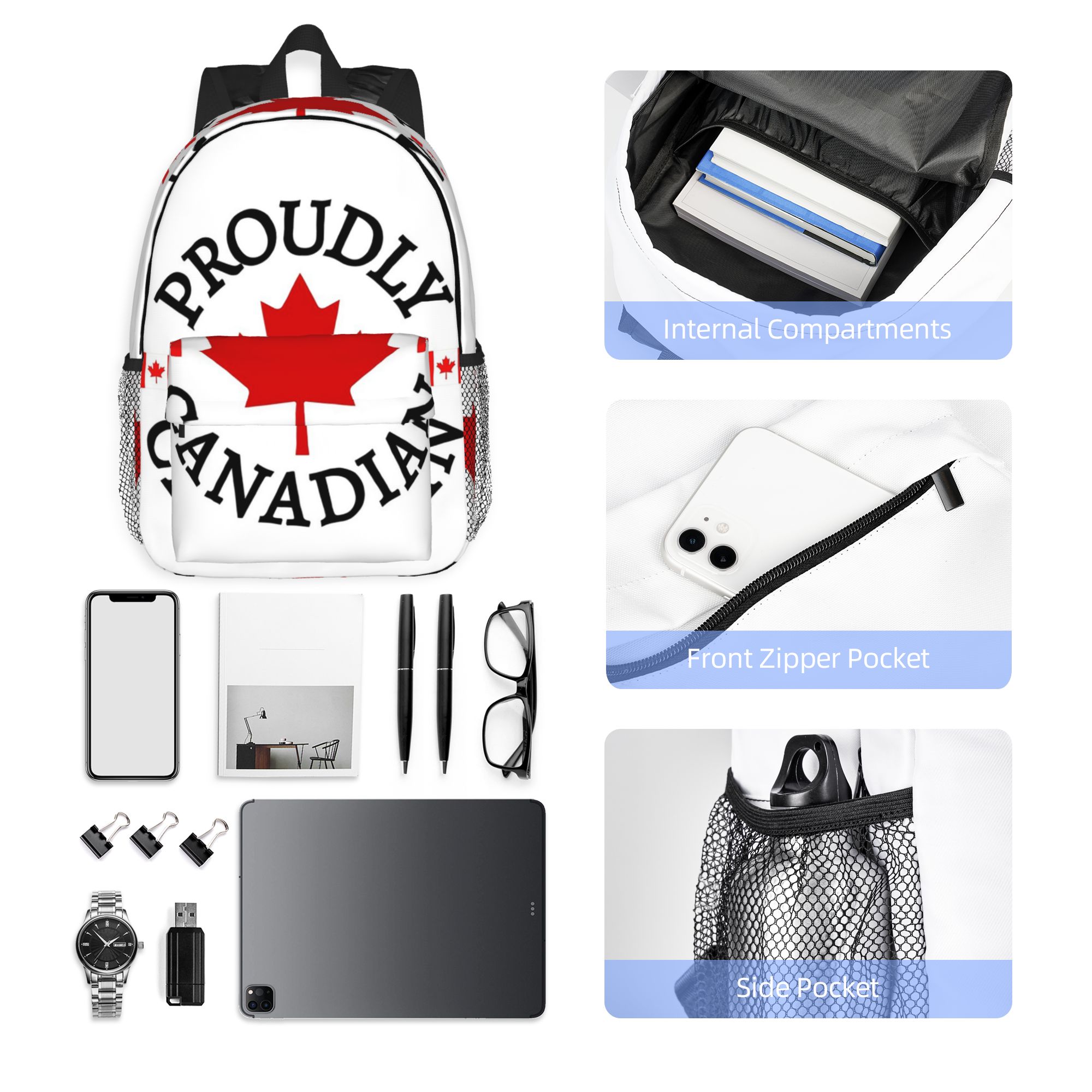 Mochila con diseño de hoja de  - Women Bags In Canada reseña y precio