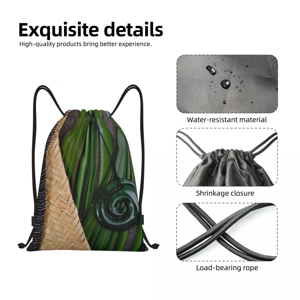 Mochila con cordón personaliza - Women Bags Nz reseña y precio