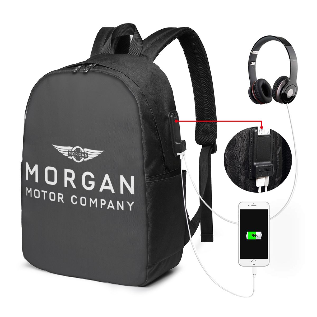 Mochila Morgan Motor Car Compa - Women Bags Laptop reseña y precio