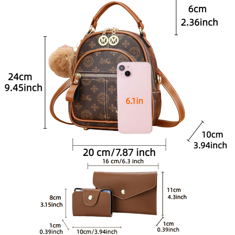 Conjunto de 3 bolsos para muje - Women Bags Mini reseña y precio