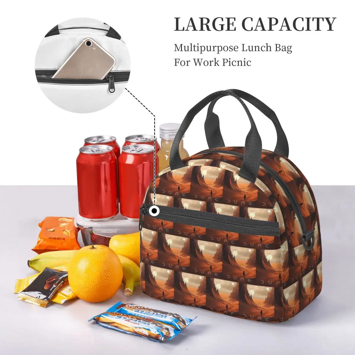 Dune 2020 Fan Art Bolsa térmic - Women Bags Dune reseña y precio