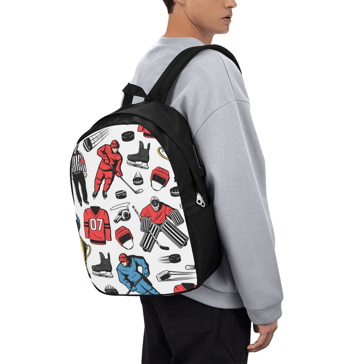 Mochila Ice Hockey Players On  - Women Bags Laptop reseña y precio