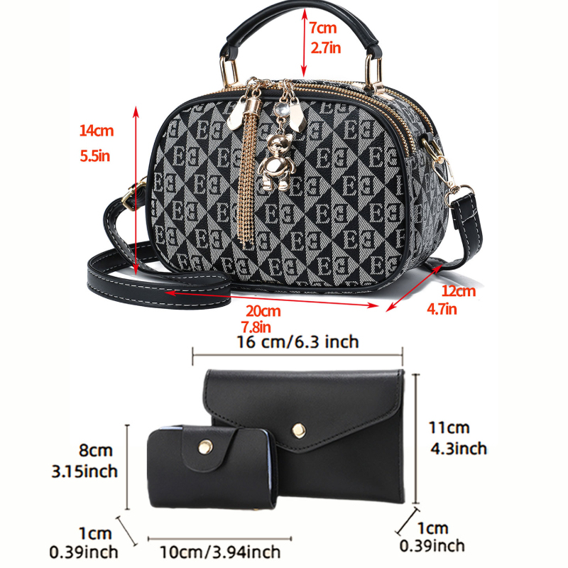 Juego de 3 Bolsos Redondos Peq - Women Bags Mini reseña y precio