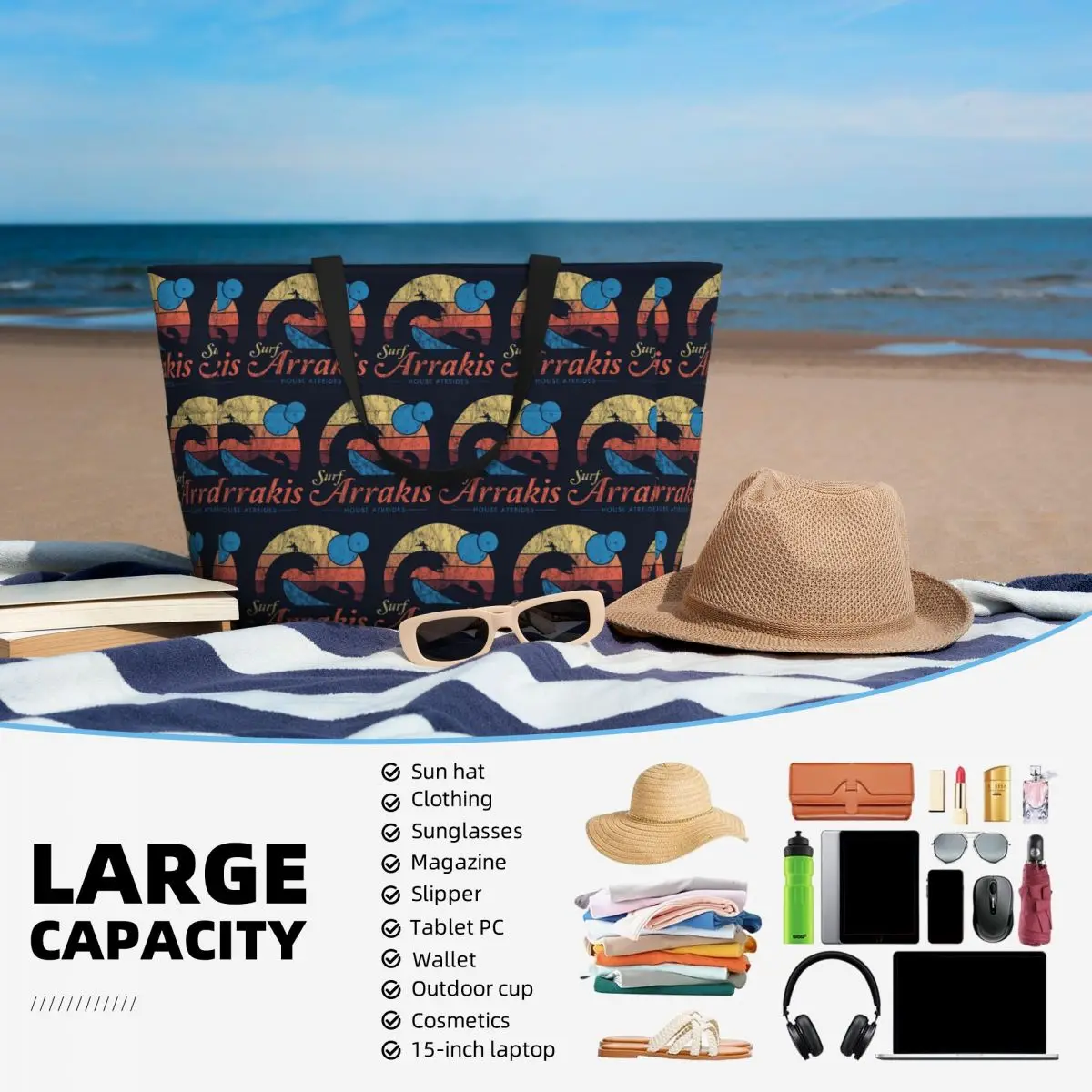 Bolsa de Playa Estilo Sci-Fi A - Women Bags Dune reseña y precio