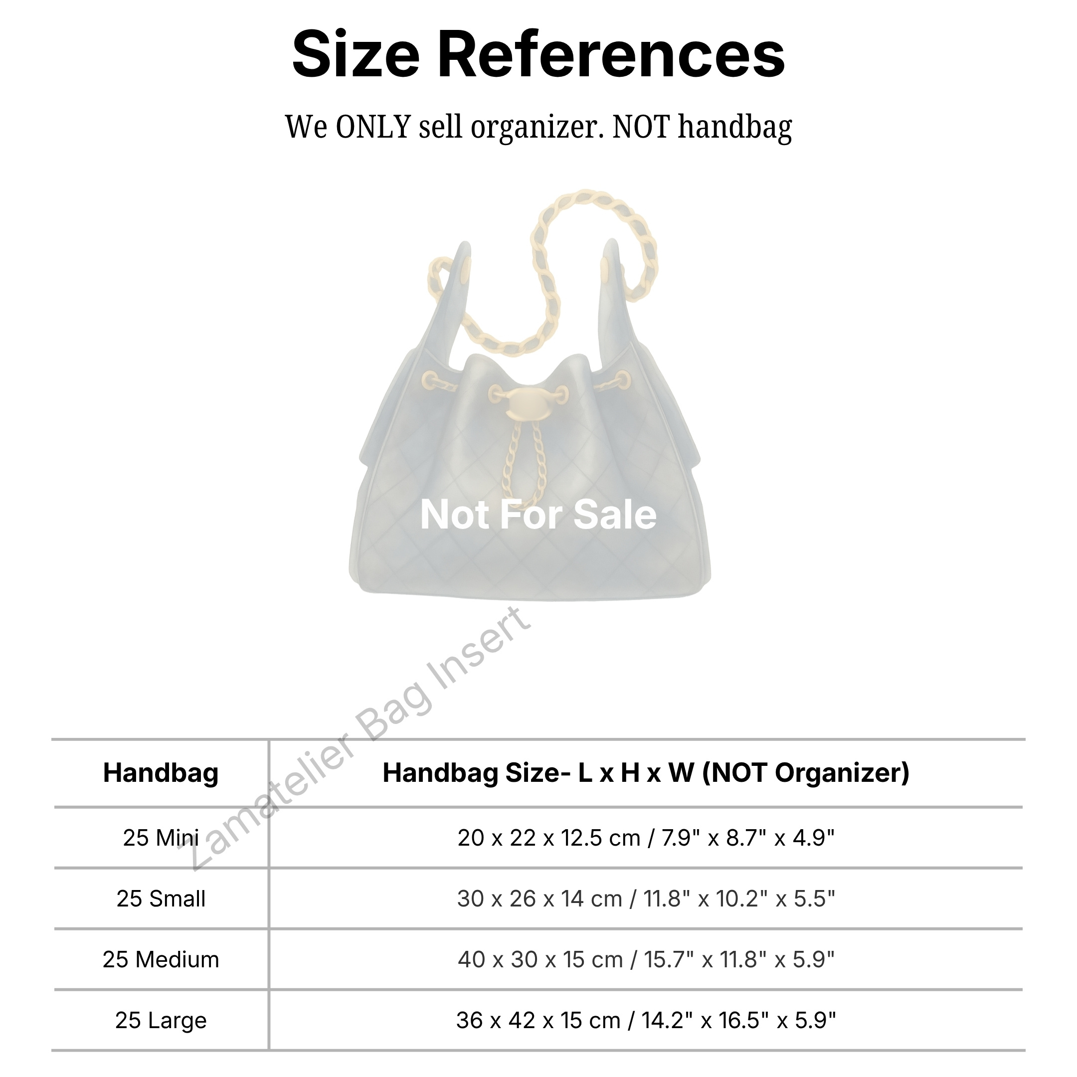 Organizador de Bolsos Personal - Women Bags Mini reseña y precio