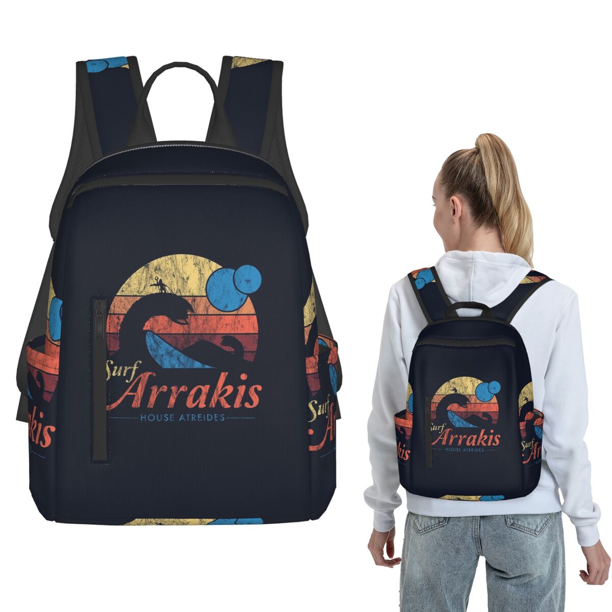 Mochila Arrakis Distressed Sur - Women Bags Dune reseña y precio