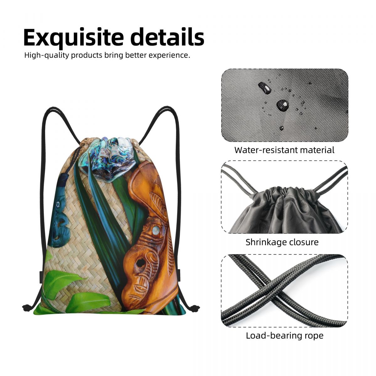 Bolsa con cordón con tema NZ M - Women Bags Nz reseña y precio