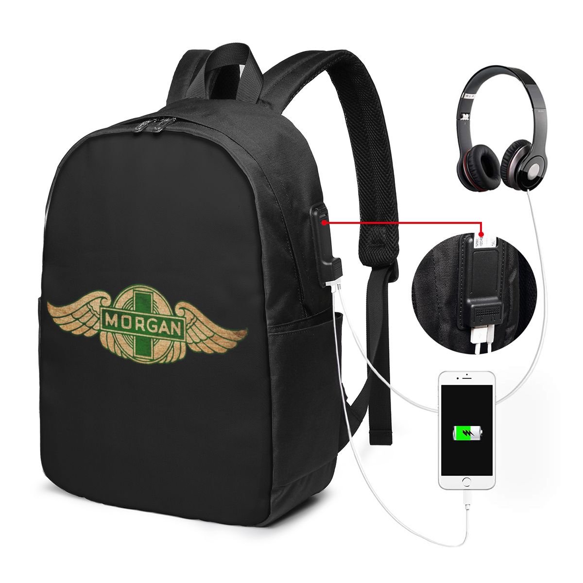 Mochila Morgan Motor Car Compa - Women Bags Laptop reseña y precio