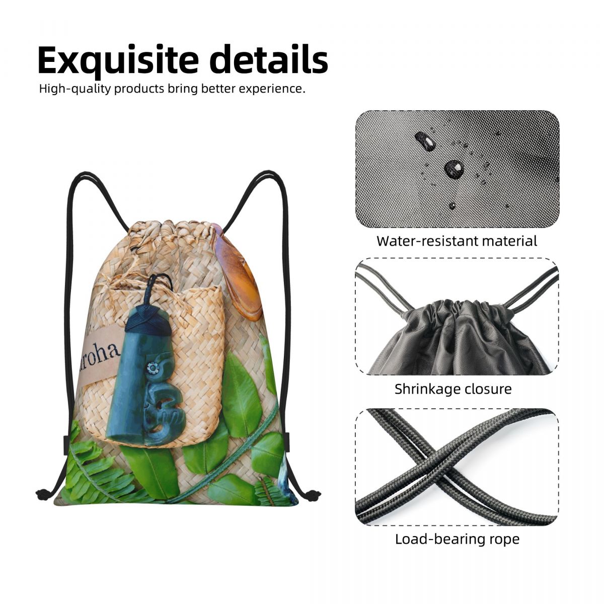 NZ Maoris tema bolsas con cord - Women Bags Nz reseña y precio