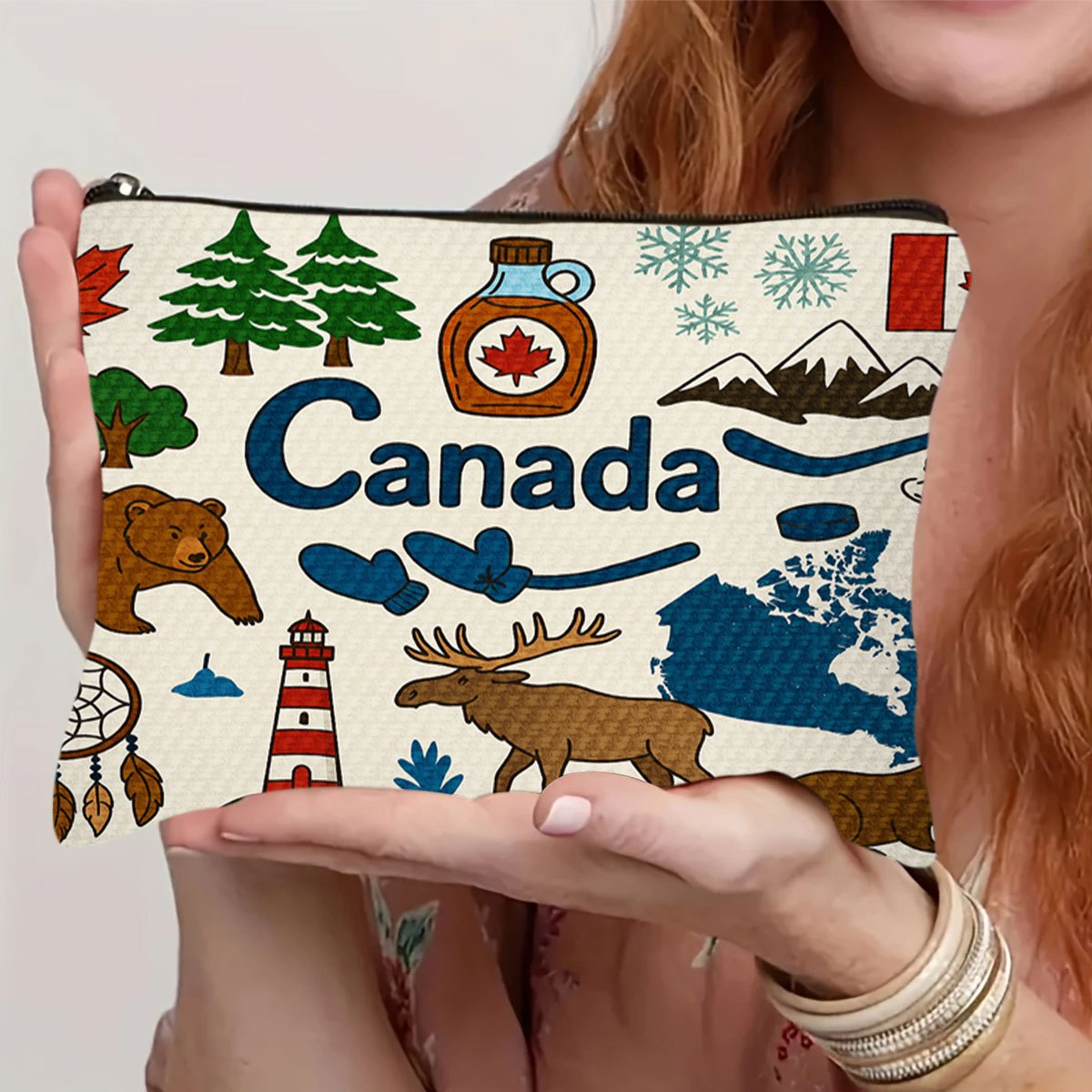 Una bolsa de cosméticos con te - Women Bags In Canada reseña y precio