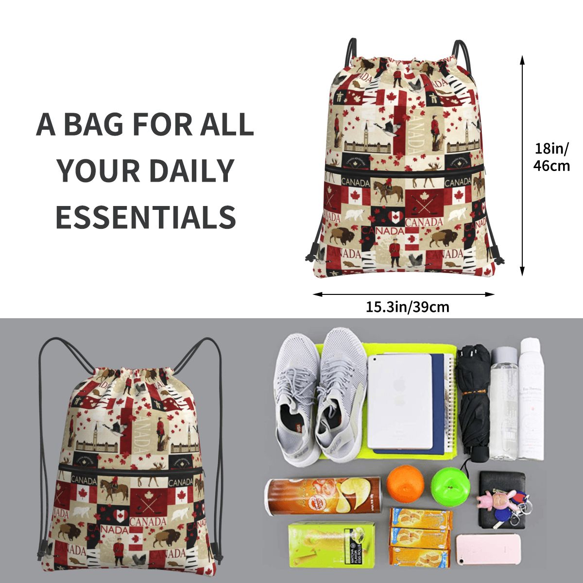 Mochilas con bandera de Canadá - Women Bags In Canada reseña y precio