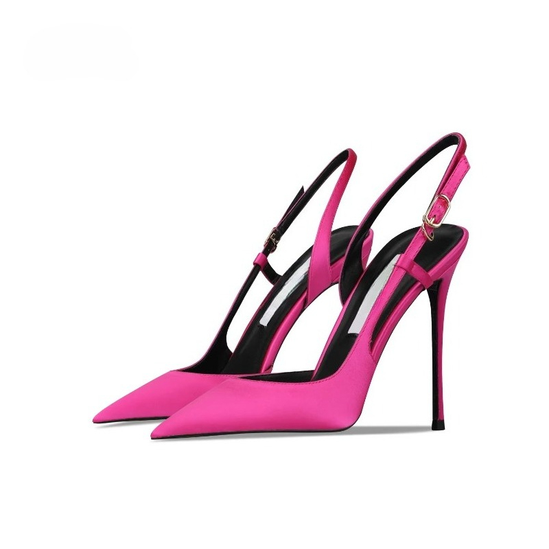 Sandalias de tacón fino con he - Women Bags New reseña y precio