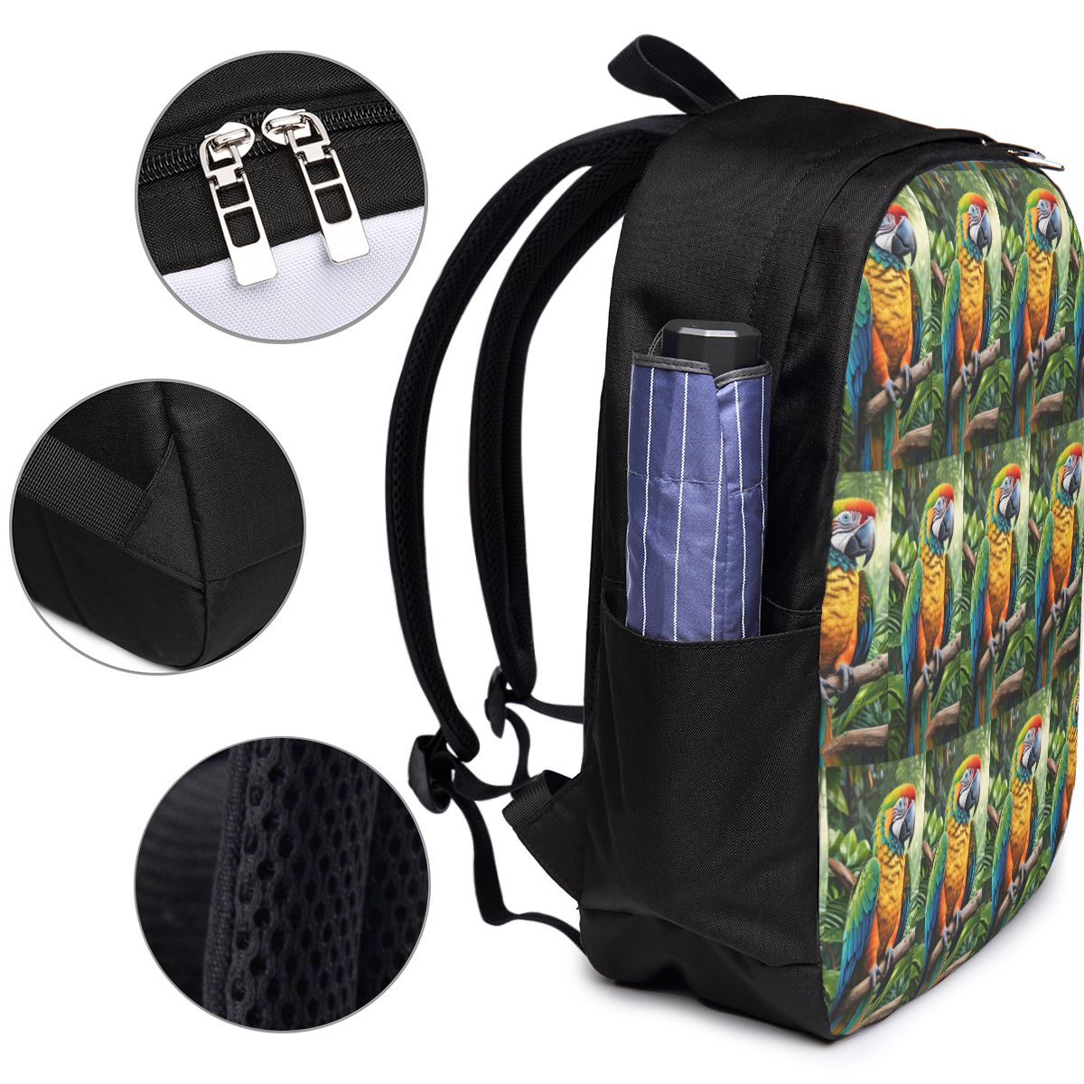 Mochila con diseño de loros ma - Women Bags Laptop reseña y precio