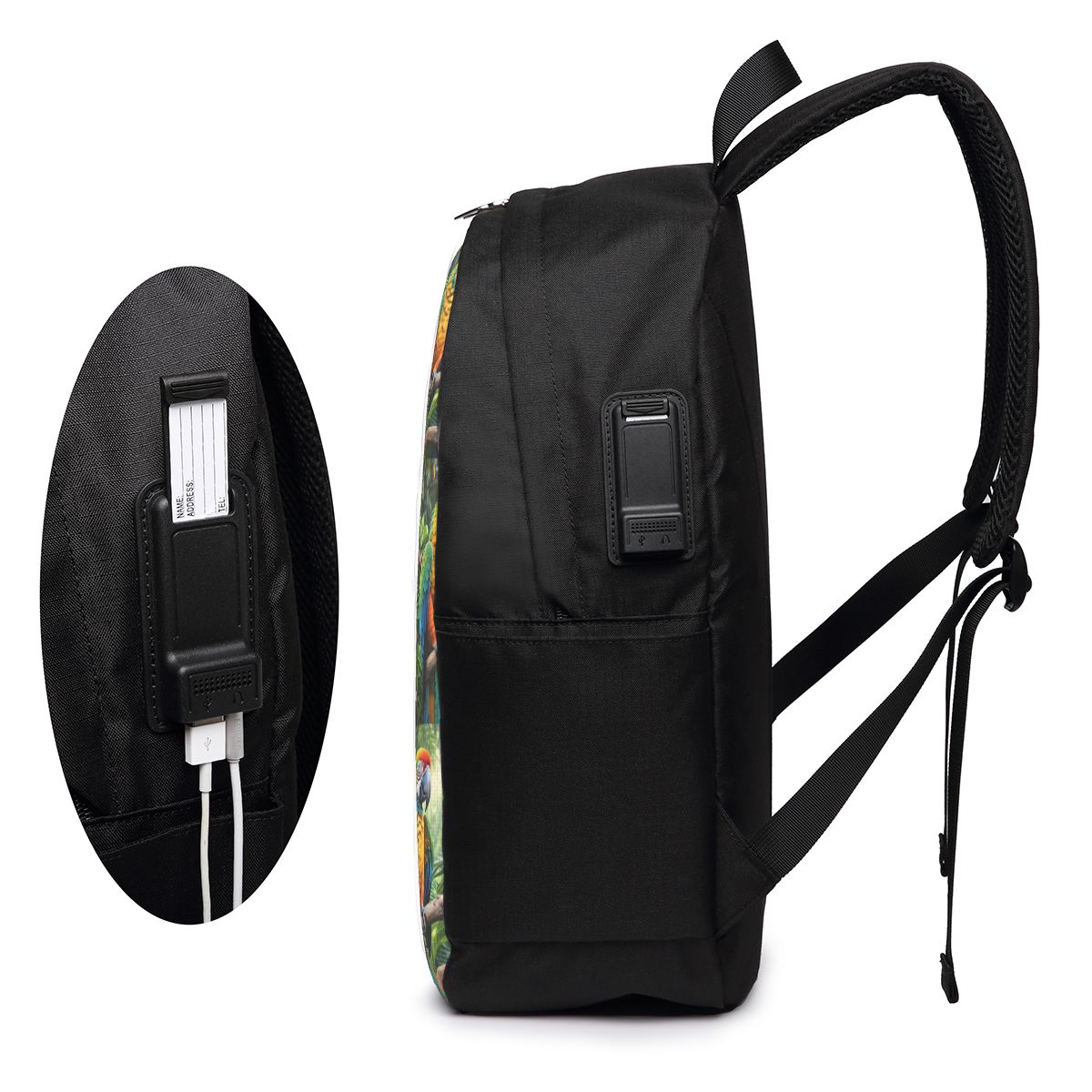 Mochila con diseño de loros ma - Women Bags Laptop reseña y precio