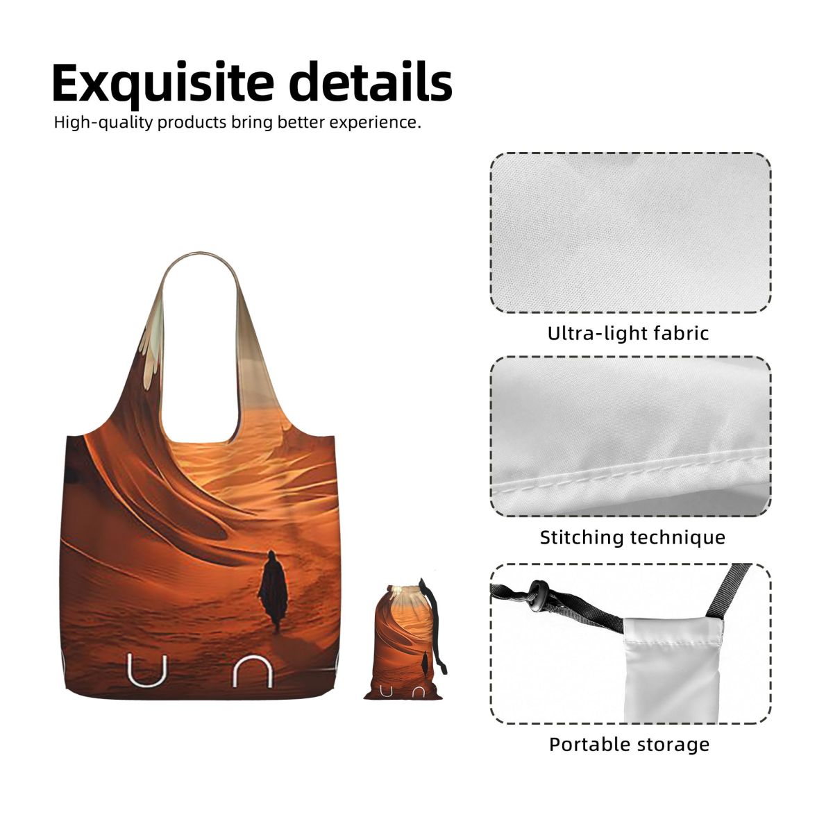 Dune 2020 Fan Art Shopping Tot - Women Bags Dune reseña y precio